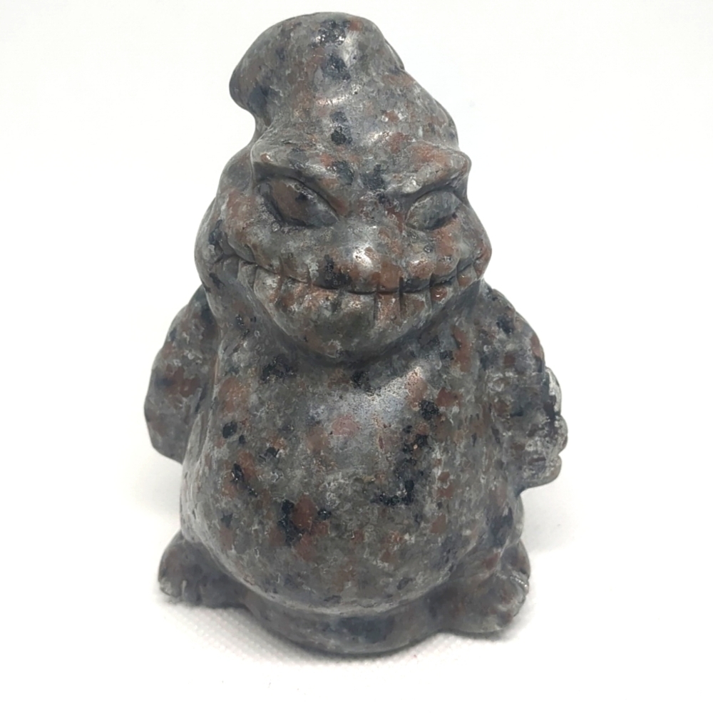 UV reactive yooperlite hand carved oogie Boogie from nightmare before Ch…